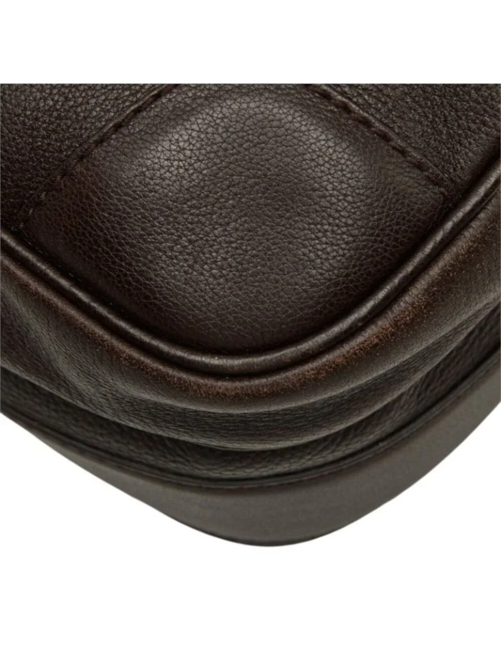 Gucci Crossbody Shoulder Bag Dark Brown Leather